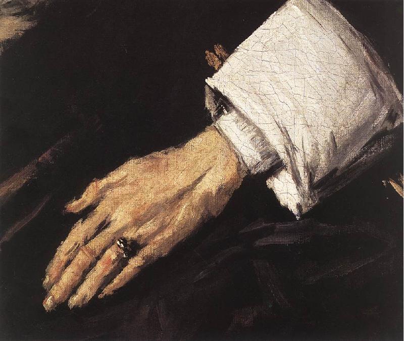 HALS, Frans Regentesses of the Old Men's Almshouse (detail) oil painting image